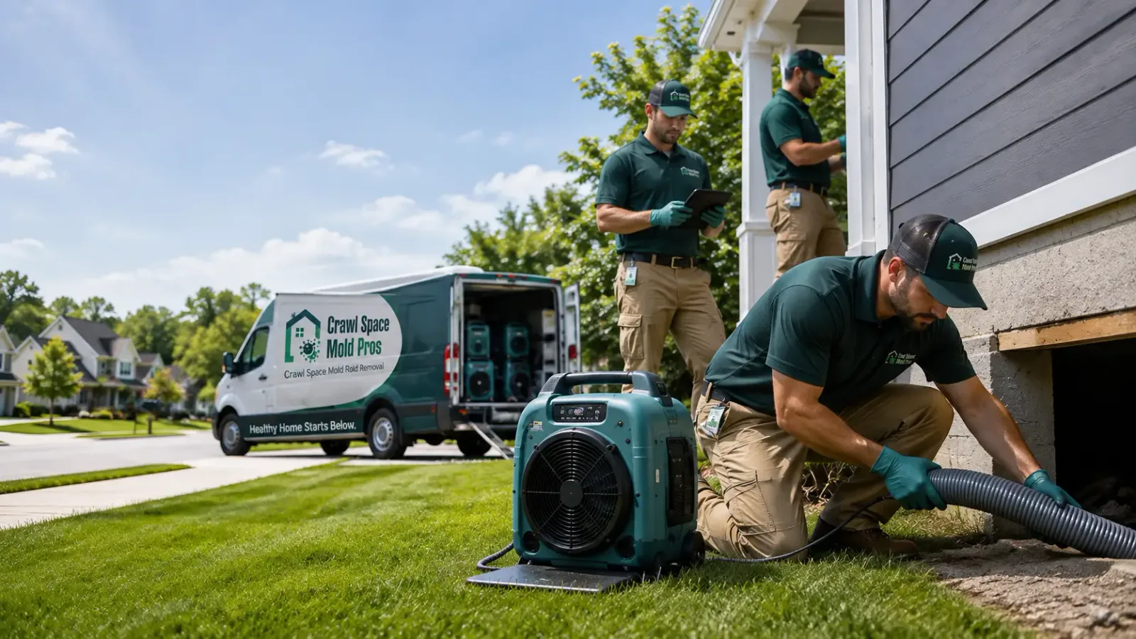 Crawl Space Mold Removal in West Simsbury, CT
